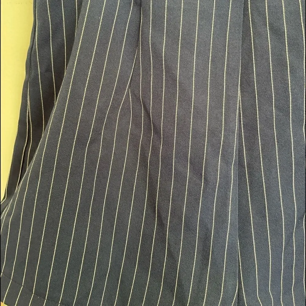 3/$25 SUPERDOWN High Waist Striped Navy Blue Shorts.Size S